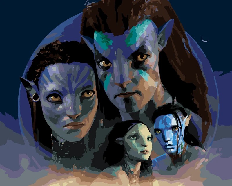 Diamond painting - PANDORANISCHE KOMPOSITION (Avatar)