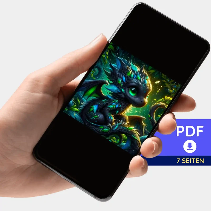 Digitale Bildmappe - Drago der kleine Drache