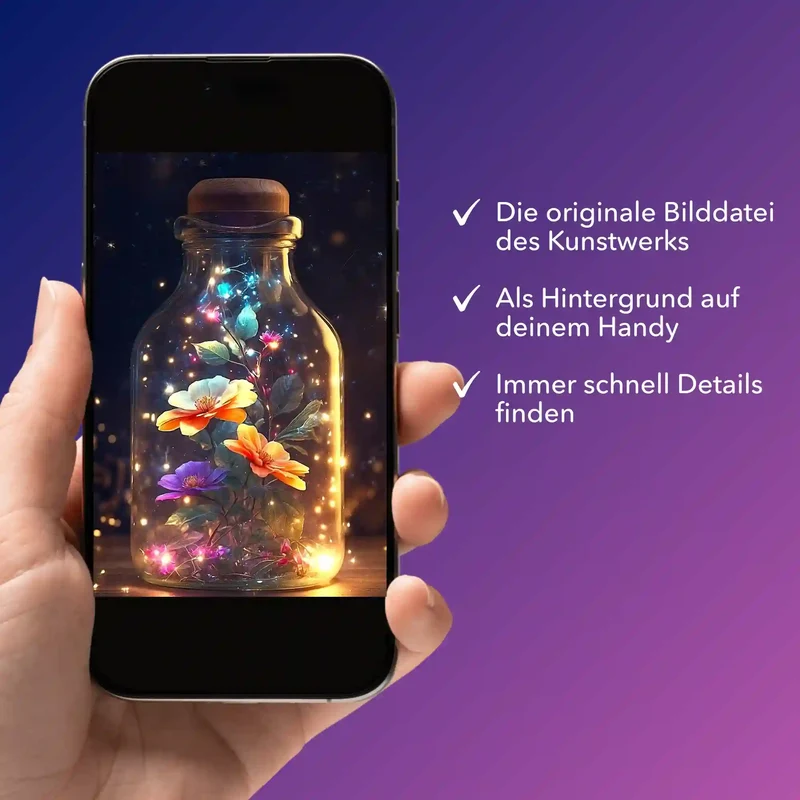 Digitale Bildmappe - Leuchtender Blütenzauber