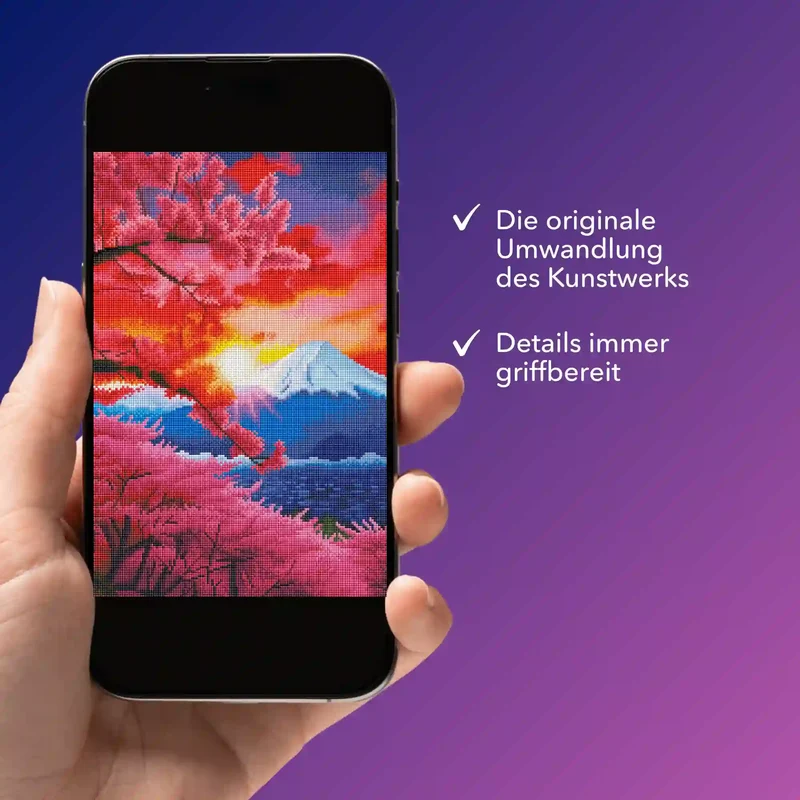 Digitale Bildmappe - Berg der Kirschblüten