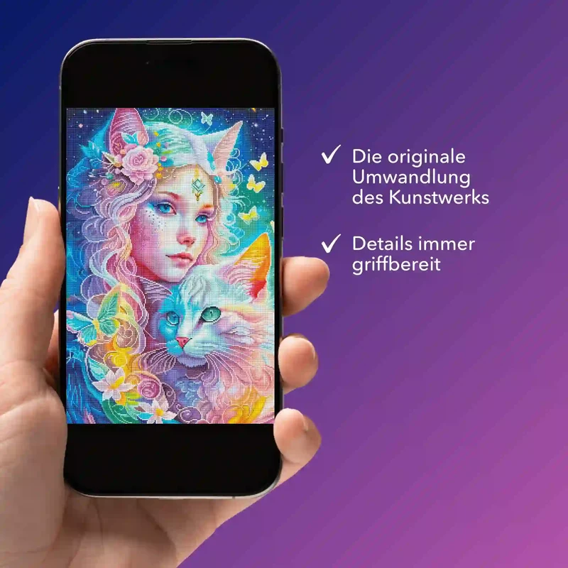 Digitale Bildmappe - Katzenelfe