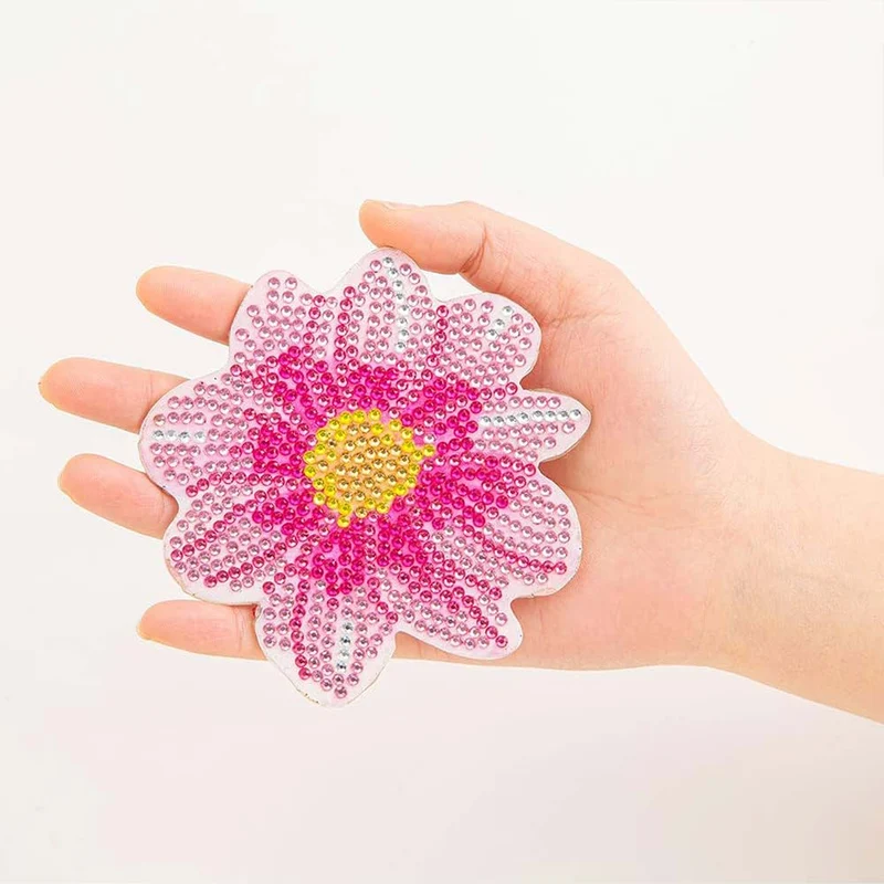 5D Diamond Painting Untersetzer Blumen