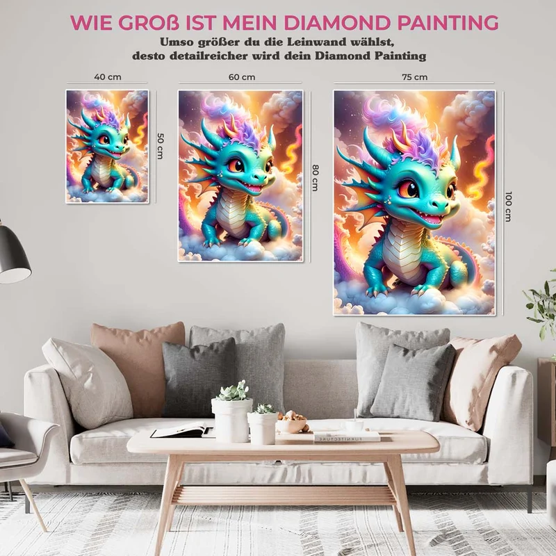 5D Diamond Painting – Lucky Dragon