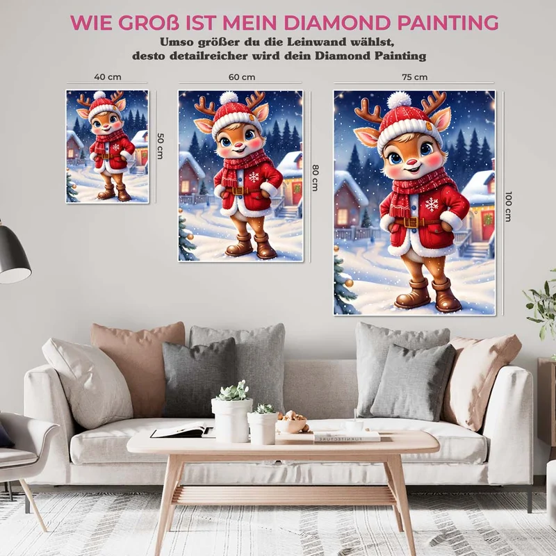 5D Diamond Painting – Rentier