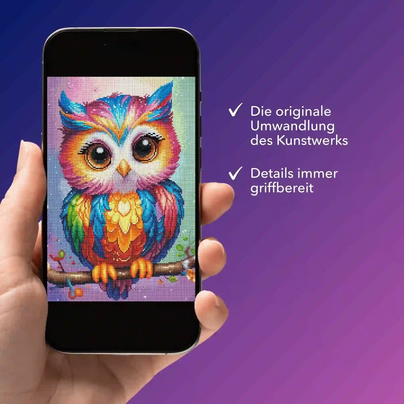 Digitale Bildmappe - Fairydust Special - Eule Fridolin