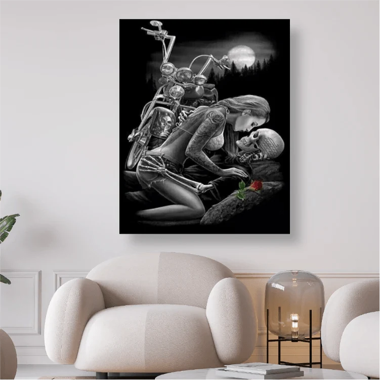 Geisterliebe im Mondschein - 5D DIY Diamond Painting