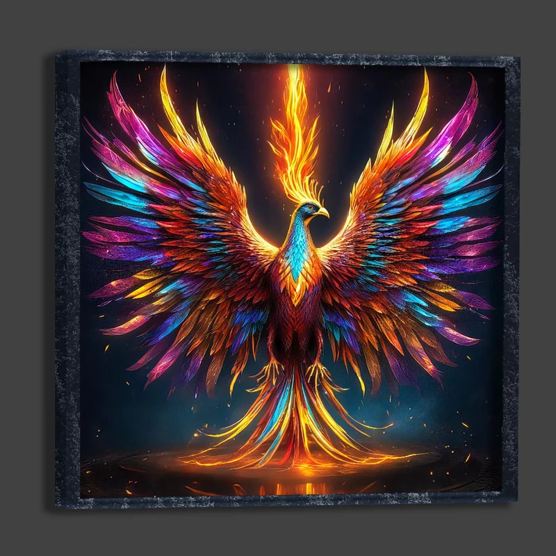 5D Diamond Painting – Colorful Phoenix