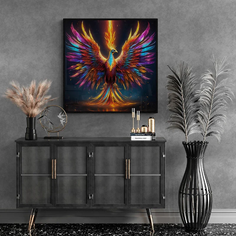 5D Diamond Painting – Colorful Phoenix