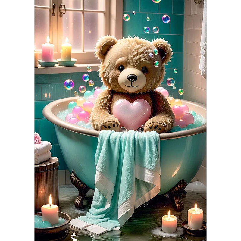5D Diamond Painting – Bubble Bear