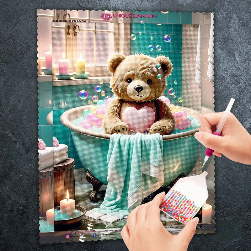 5D Diamond Painting – Bubble Bear