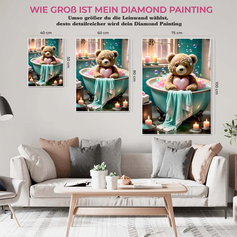 5D Diamond Painting – Bubble Bear