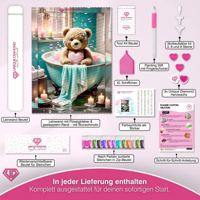 5D Diamond Painting – Bubble Bear