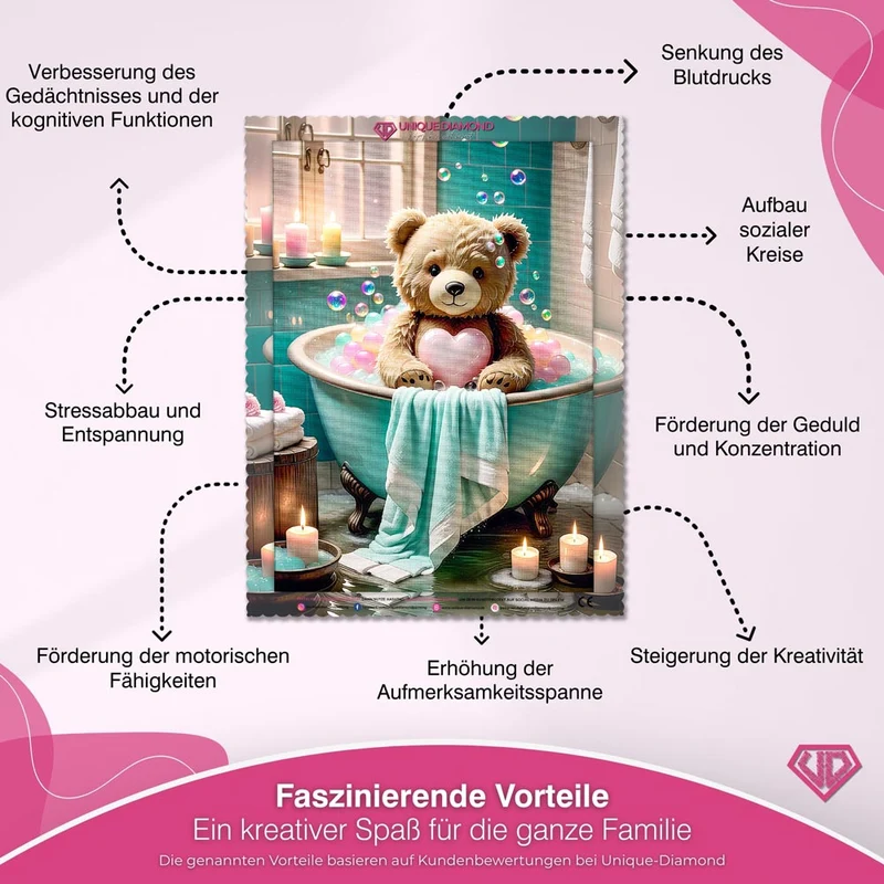5D Diamond Painting – Bubble Bear