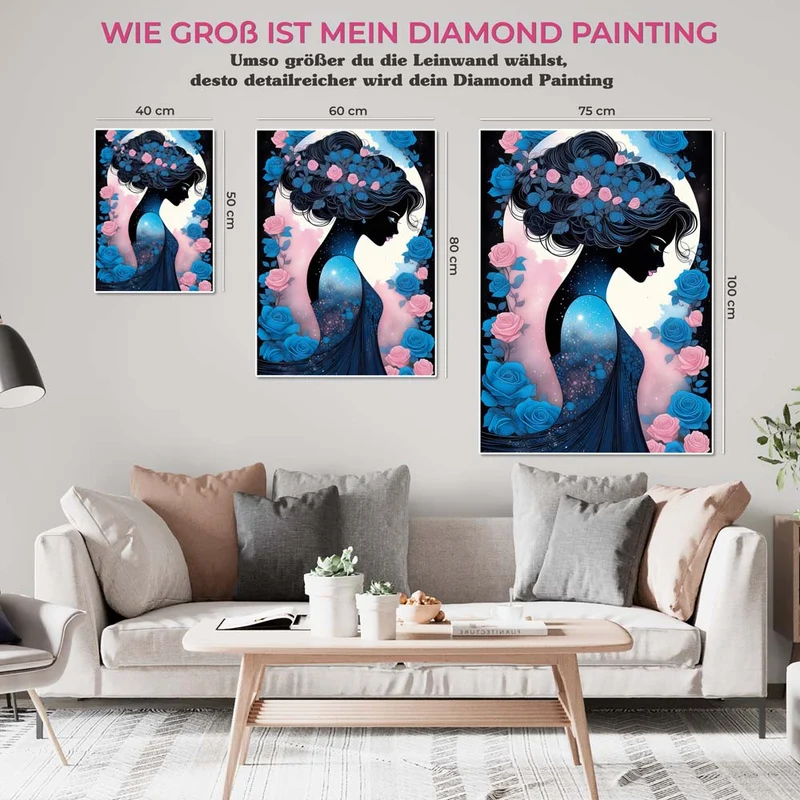 5D Diamond Painting – Rosengarten