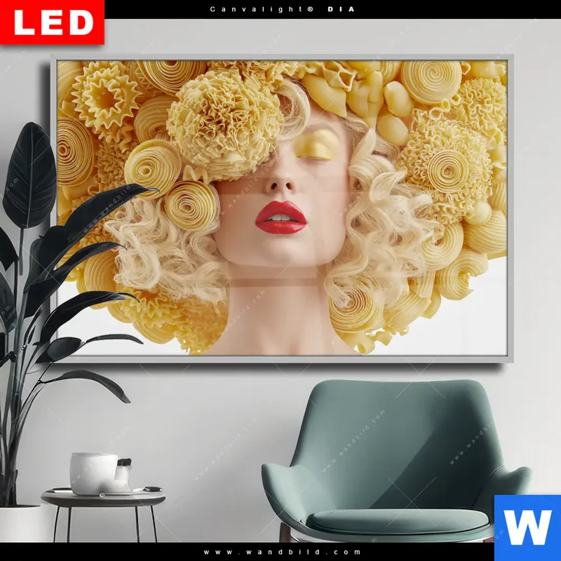 Wechselmotiv Acrylglas Canvalight® DIA | Pasta Queen | Querformat