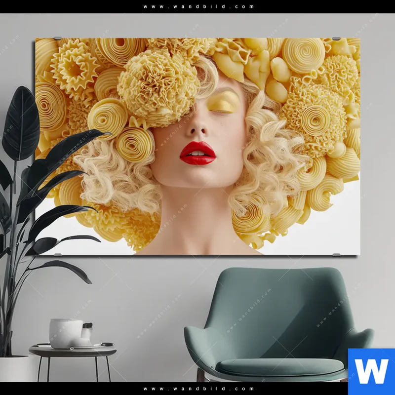 Alu-Dibond Bild | Pasta Queen | Querformat