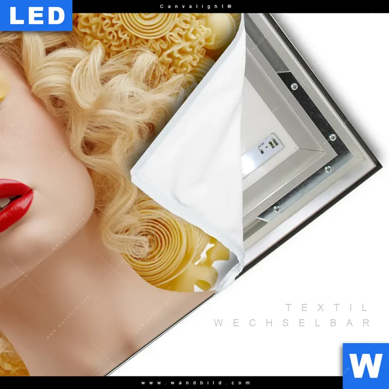 Canvalight® Leuchtbild | Pasta Queen | Querformat
