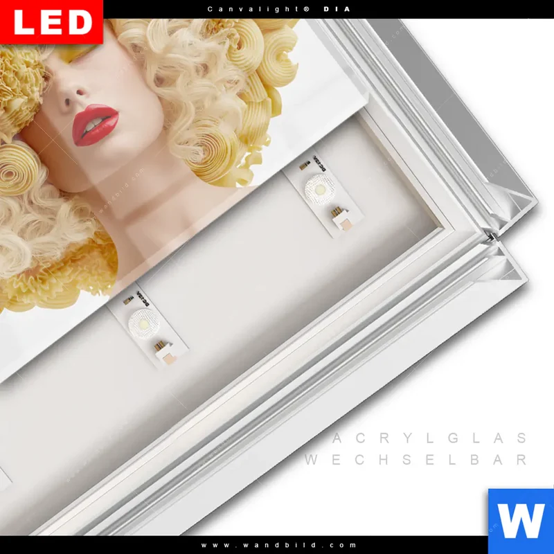 Leuchtbild Acrylglas Canvalight® DIA | Pasta Queen | Querformat