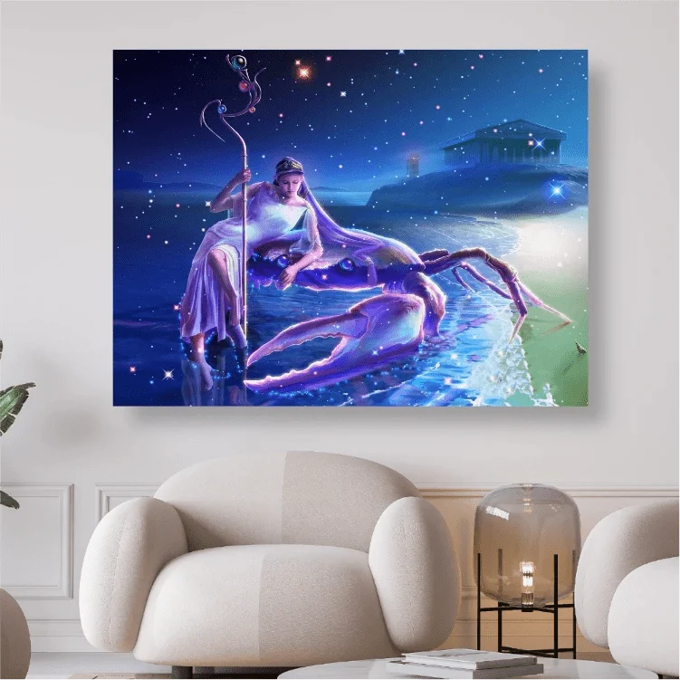 Sternzeichen Krebs - 5D DIY Diamond Painting