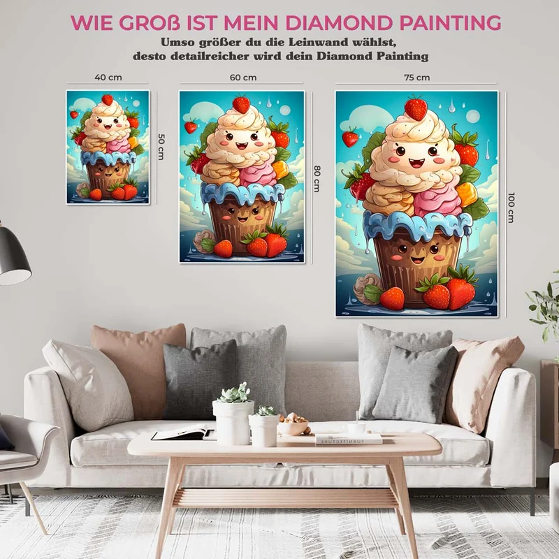 5D Diamond Painting – Happy Ice Cream