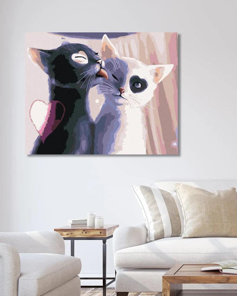 Diamond painting - KATZENLIEBE