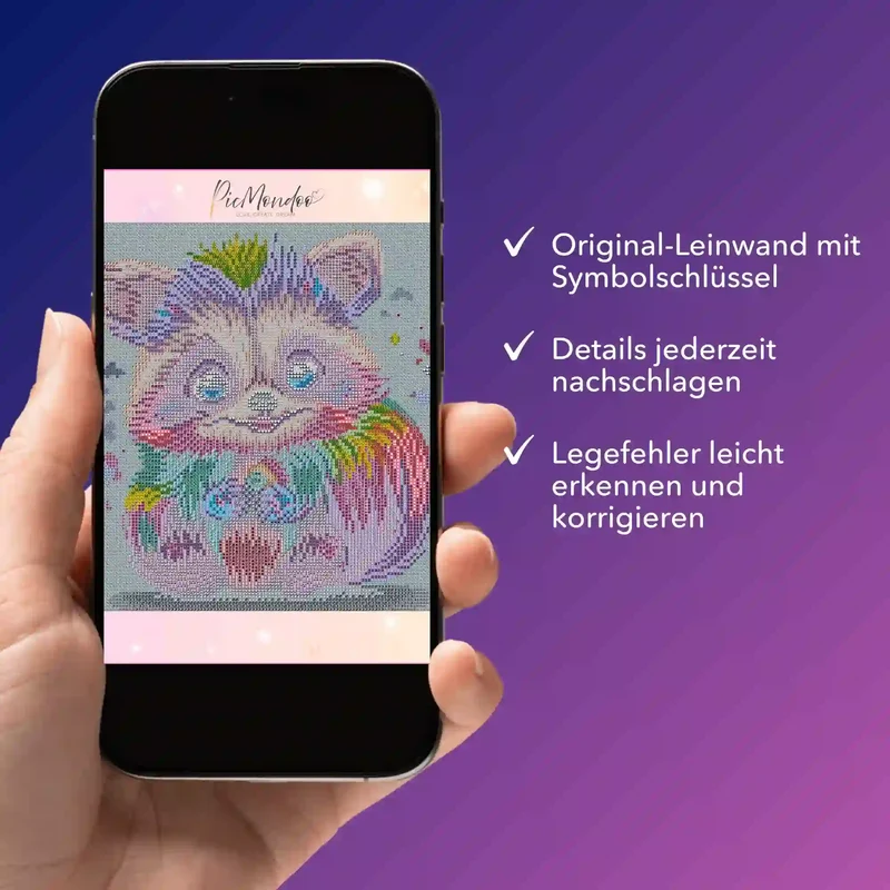 Digitale Bildmappe - Waschbär - Willibald