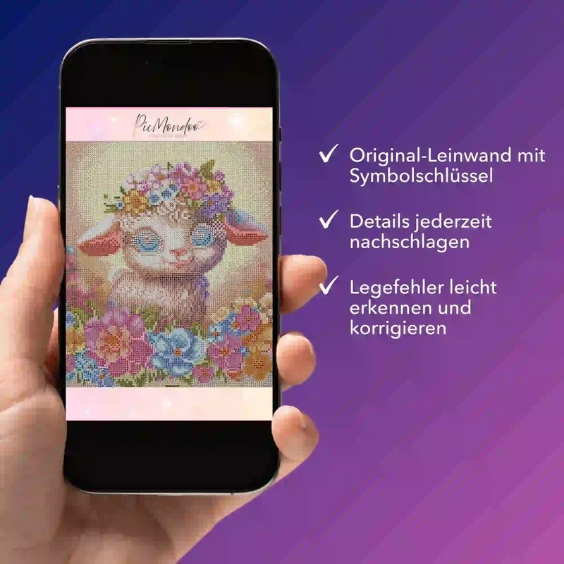Digitale Bildmappe - Osterlämmchen Lupina