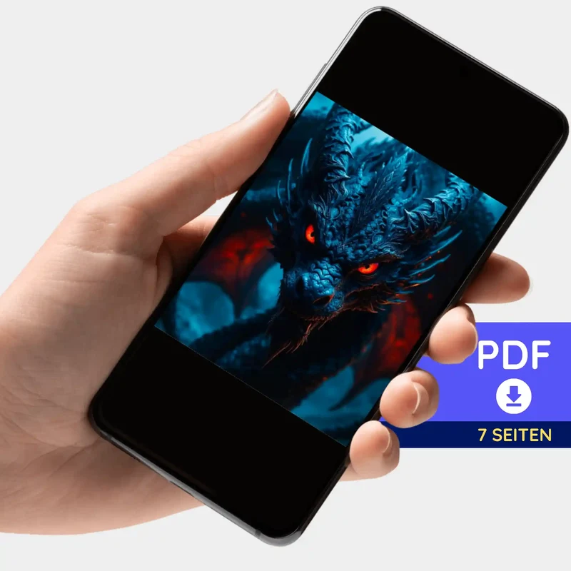 Digitale Bildmappe - Red Eyes Dragon