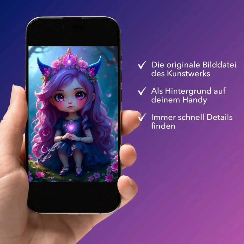 Digitale Bildmappe - Little Violett