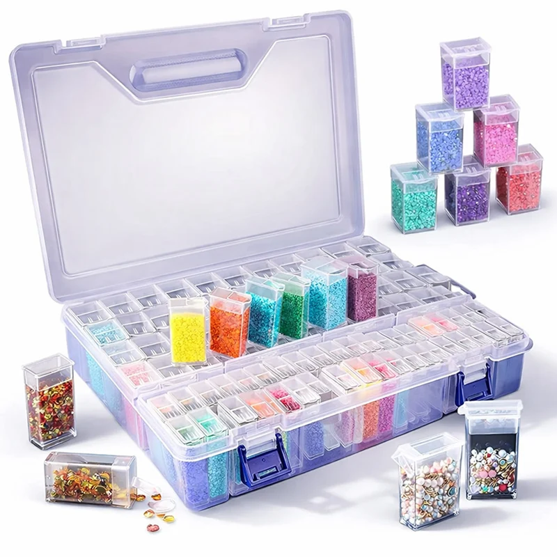 Diamond Painting XXL Aufbewahrungsbox mit 88 Fächer