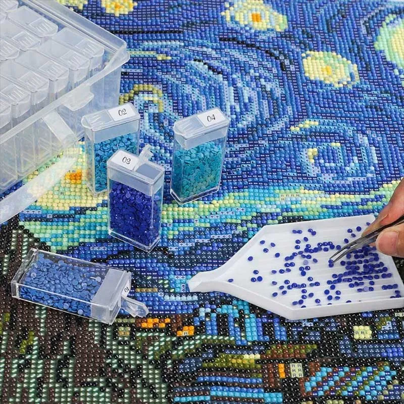 Diamond Painting XXL Aufbewahrungsbox mit 88 Fächer