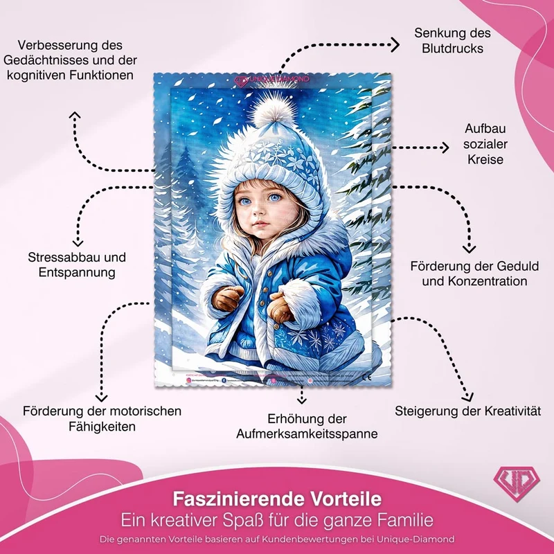 5D Diamond Painting – Prinzessin Im Winter