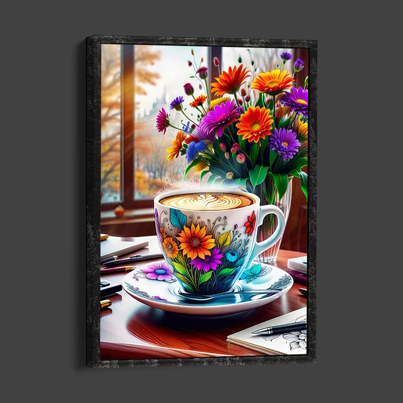 5D Diamond Painting – Good Morning Coffee