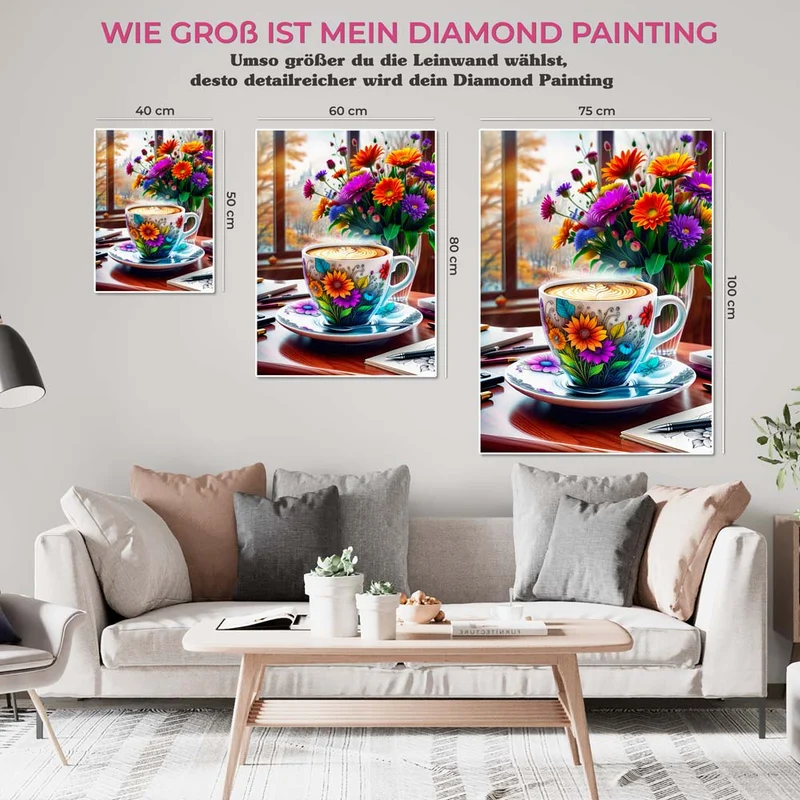 5D Diamond Painting – Good Morning Coffee