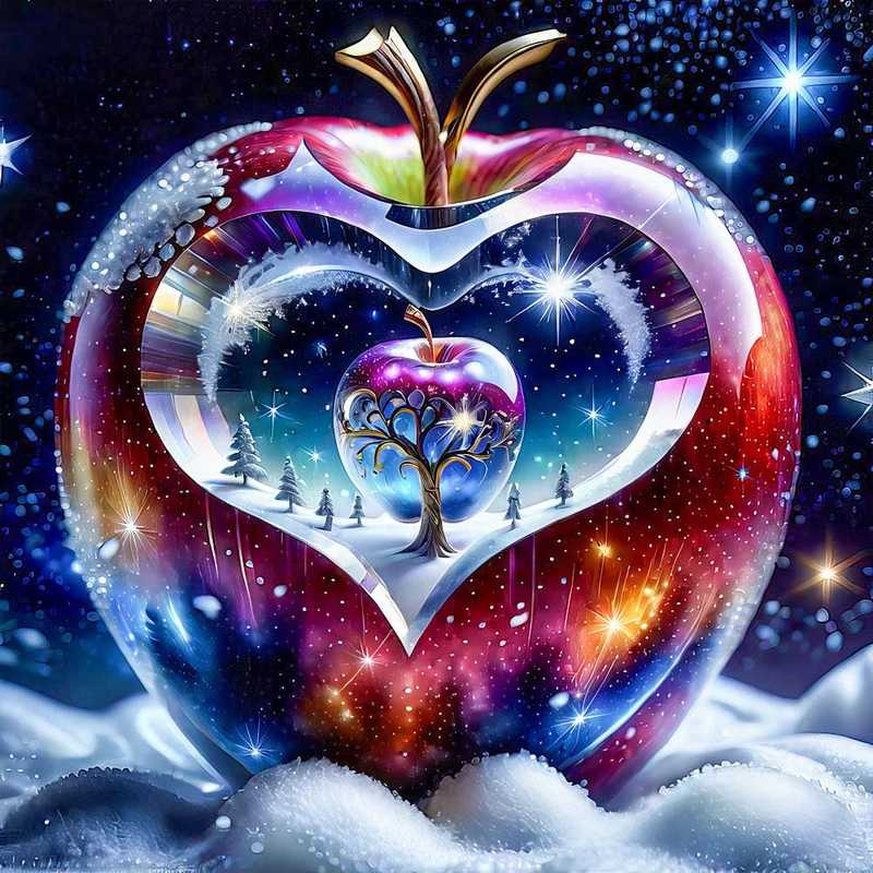 5D Diamond Painting – Magic Crystal Apple