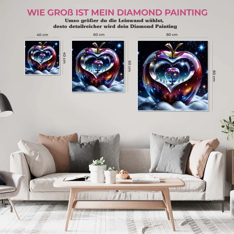 5D Diamond Painting – Magic Crystal Apple
