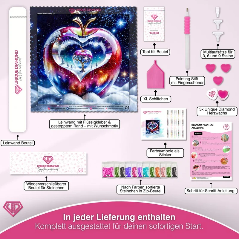 5D Diamond Painting – Magic Crystal Apple
