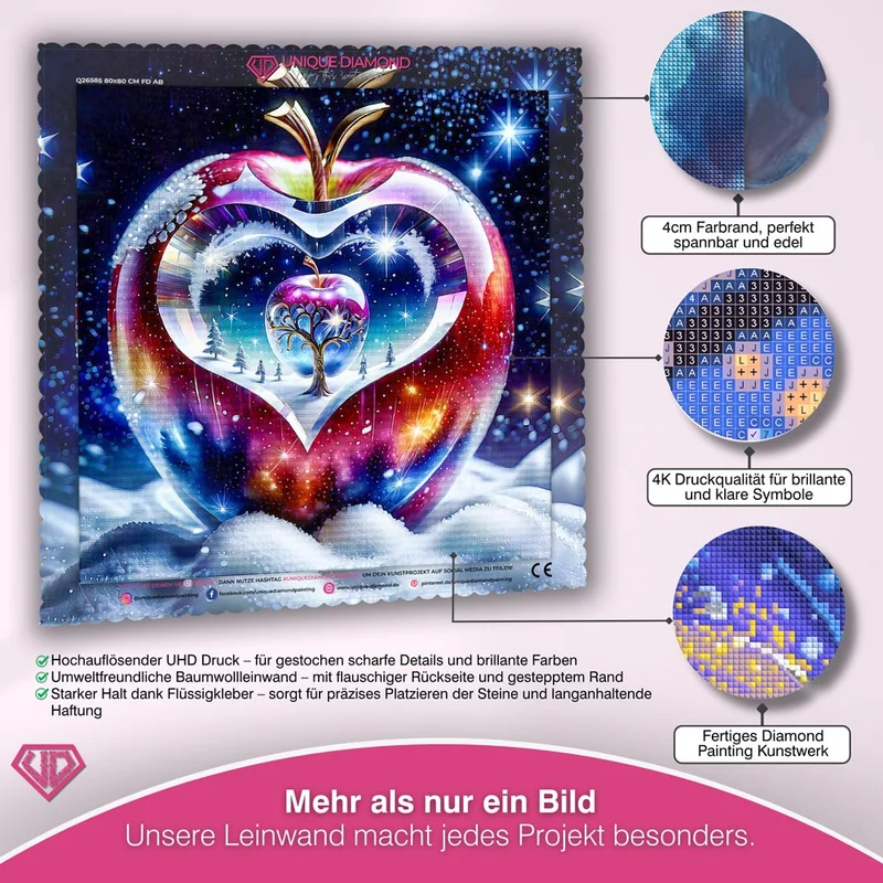 5D Diamond Painting – Magic Crystal Apple