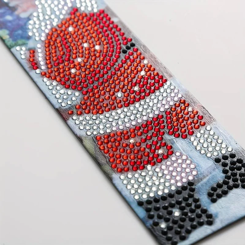 Diamond Painting Lesezeichen Weihnachtsmann