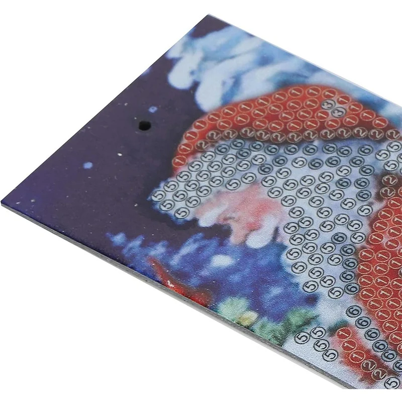 Diamond Painting Lesezeichen Weihnachtsmann