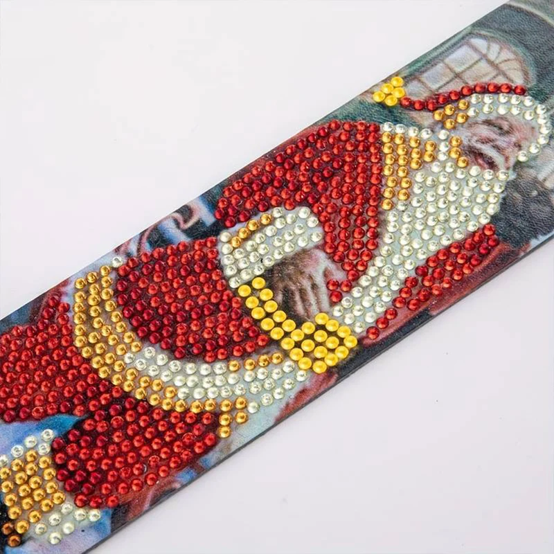 Diamond Painting Lesezeichen Weihnachtsmann