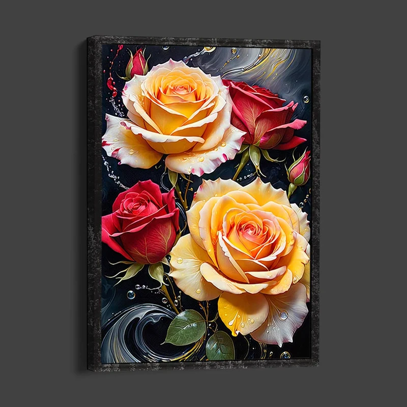 5D Diamond Painting – Rosen