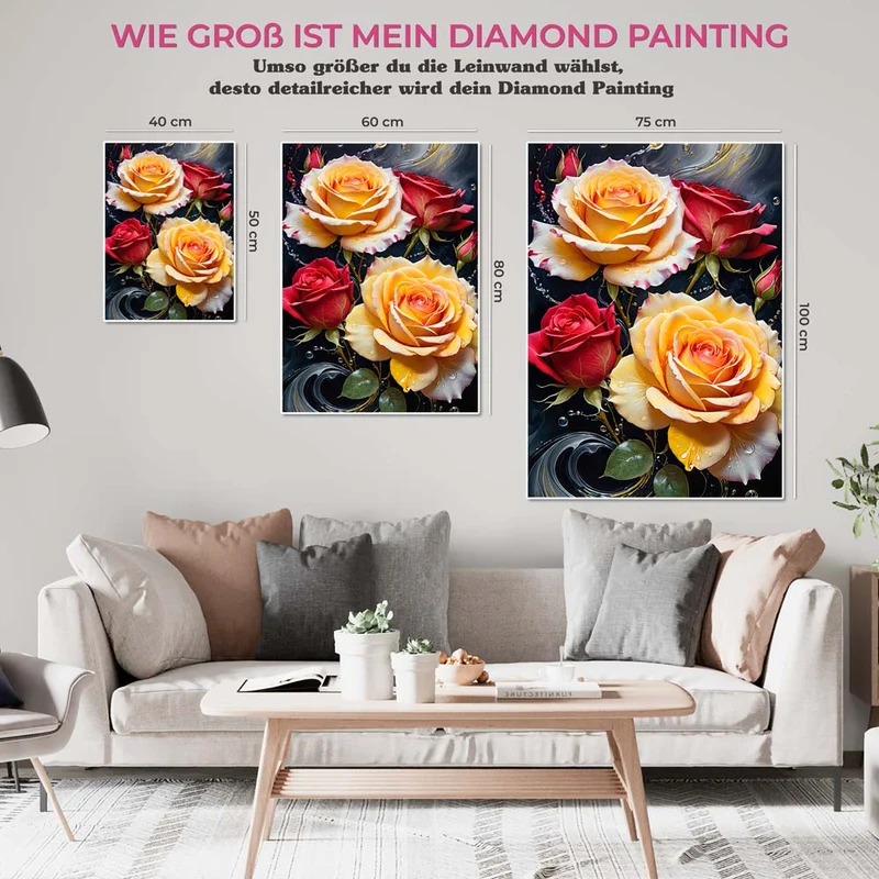 5D Diamond Painting – Rosen