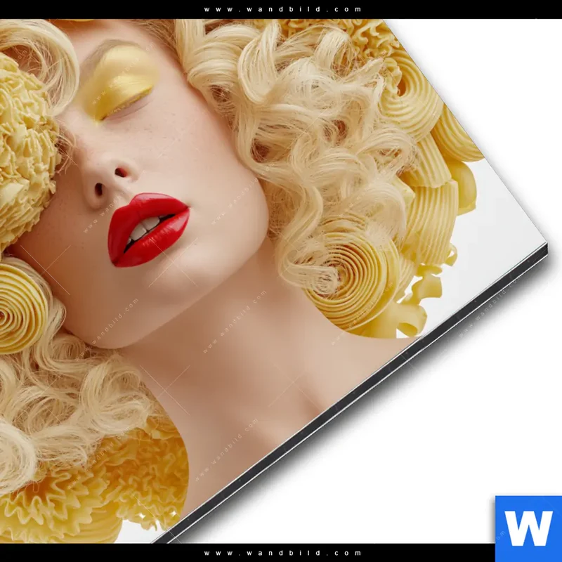 Alu-Dibond Bild | Pasta Queen | Quadrat