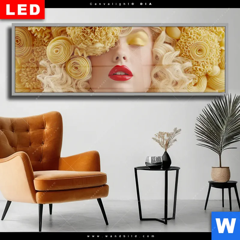 Wechselmotiv Acrylglas Canvalight® DIA | Pasta Queen | Panorama