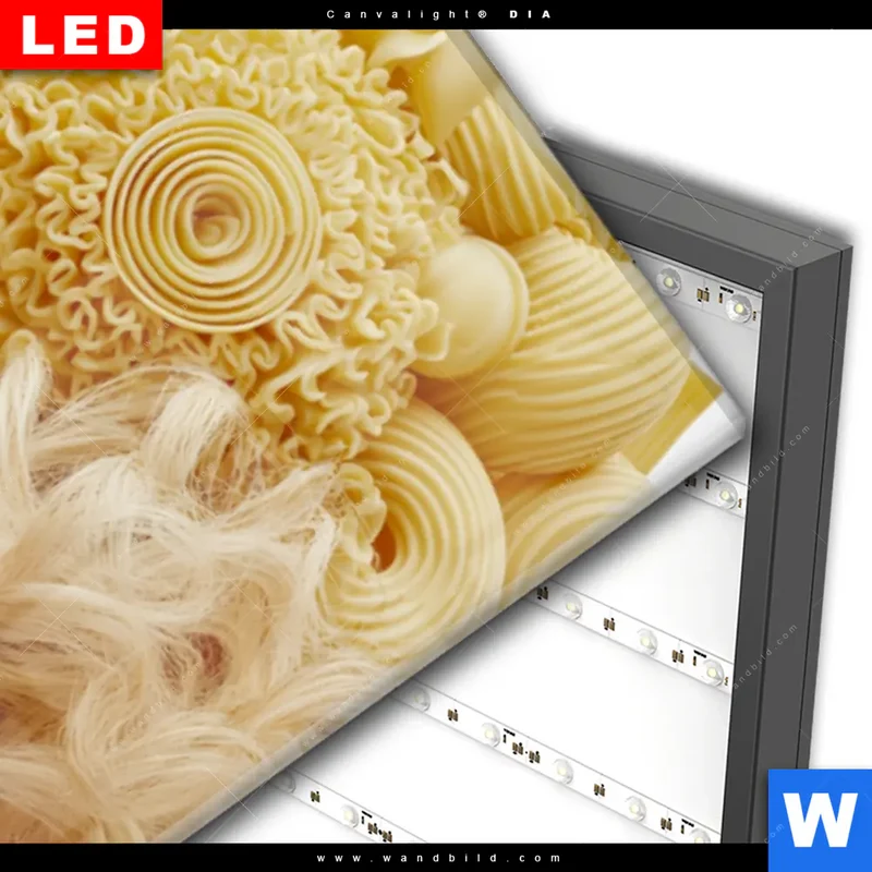 Wechselmotiv Acrylglas Canvalight® DIA | Pasta Queen | Panorama