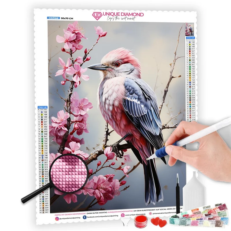 5D Diamond Painting – Vogel
