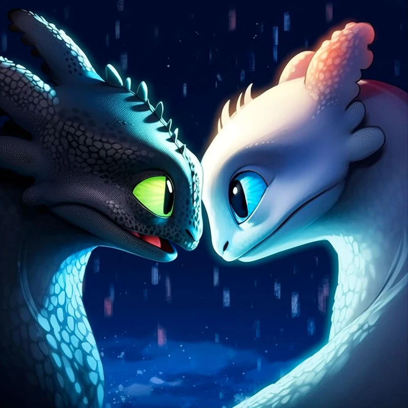 5D Diamond Painting – Dragon Love