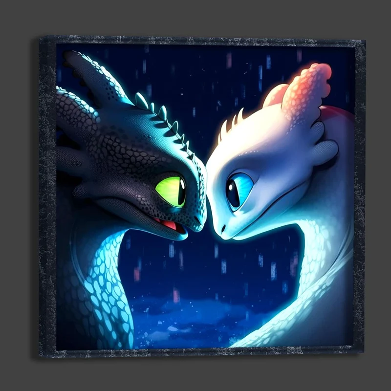 5D Diamond Painting – Dragon Love