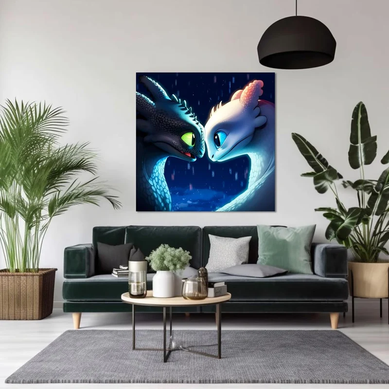5D Diamond Painting – Dragon Love